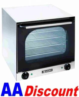 New Adcraft 208 220 Volt Electric 1 2 Half Size Convection Oven