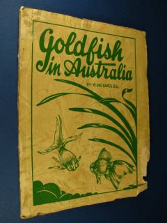  in Australia w Jno Baker 1933 Aquarium Fish Pet Care Book