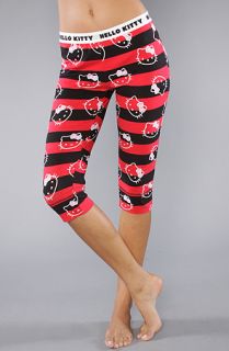 Hello Kitty Intimates The Varsity Star Legging in Red and Black