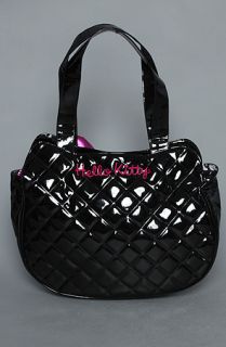 Loungefly The Hello Kitty Quilted Tote Bag in Black Patent  Karmaloop