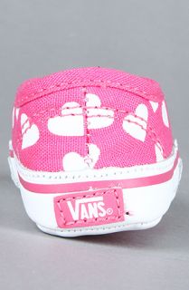 Vans Footwear The Infant Authentic Sneaker in Pink Hearts  Karmaloop