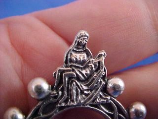  Jesus Finger Rosary 1 Decade Silver Metal Healing Pocket Rosary