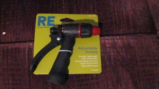 Adjustable garden hose nozzle lightweight fine to jet stream NEW