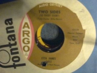 Etta James Two Sides I Worry Bout You Northern Soul 45 RPM