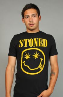 Petals and Peacocks Stoned Tee in Black
