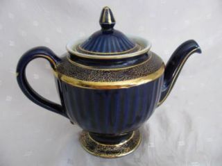 Hall Los Angeles Cobalt Teapot