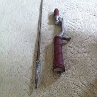 Vintage Orchard Industries Action Rod Metal Fishing Rod
