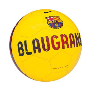 Nike Barcelona Football Soccer Ball Official Yellow Size 5 New