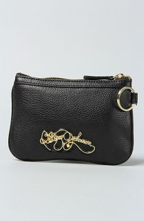 Betsey Johnson The Top Zip Coin Purse in Light Bright Black