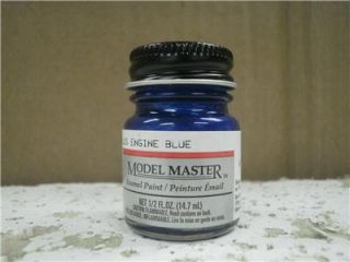  Enamel Paint 2729 Oldsmobile Engine Blue 1 2 FL oz New L101