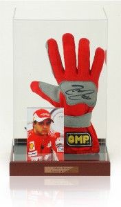 Felipe Massa Ferrari Brazil Hand Signed Drivers Glove Formula One F1