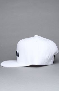 SUPRA The Mark Starter Snapback Hat in White