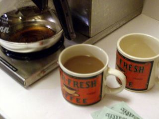Coffee Tea Cup Mug Ever Fresh No Chips Cracks Showy Nostalgic