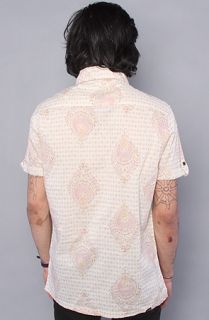 Insight The Suburbs SS Buttondown Shirt in Raw White