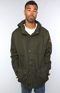 RVCA The Milton Jacket in Forest Night