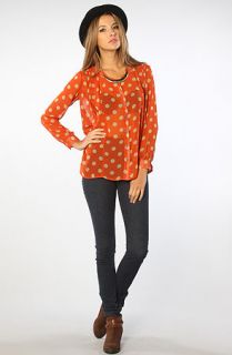 MINKPINK The Double Take Shirt in Red and Cream Polka Dots  Karmaloop