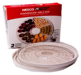 WT 2SG Nesco 2 Pack Add A Tray Food Dehydrator FD 37