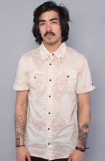 Insight The Suburbs SS Buttondown Shirt in Raw White