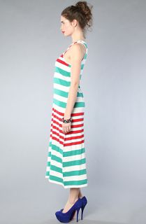 Joyrich The Toybox Tank Dress in Green Red and White