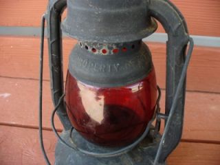 Antique Dietz Little Wizard Firefighting Rescue Oil Lantern Prop of