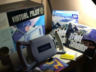  Pilot Airplane or Car Driving Yoke Pedals Flight Simulator Game
