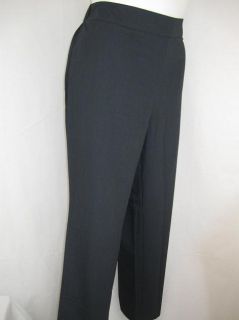 Susan Graver Size 2X Gramercy Stretch Straight Leg Pants in Charcoal