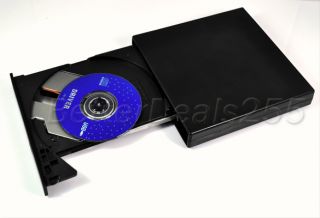 USB 2.0 External Slim Portable Optical DVD ROM Drive For Laptop PC