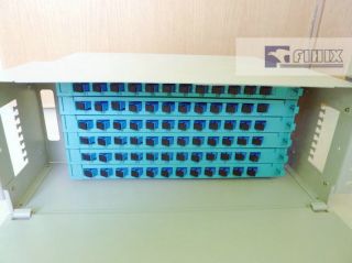 72 Port ODF Fiber Optic Patch Panel with Pigtail Cable