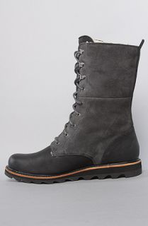 Sorel The Wicked Work Boot in Black Concrete