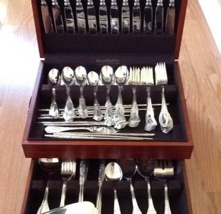  Silver Plated Flatware Set