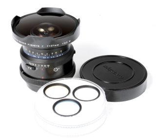  fisheye lens w rear filters serial no 12158 very good cosmetic and