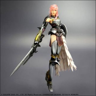 Final Fantasy XIII 2 Lightning Knight Play Arts Kai PVC Action Figure