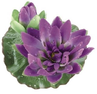  Water Lily 2 Purple Artificial Plants Flowers Lilies Wedding
