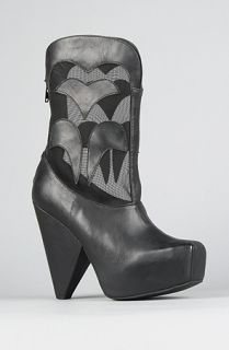 Jeffrey Campbell The Yeehaw Boot in Black Mesh