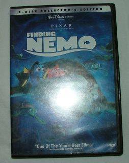 Finding Nemo DVD 2003 2 Disc Set Collectors Edition Disney Pixar Movie