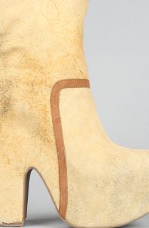Jeffrey Campbell The Whomp Shoe in Tan Suede