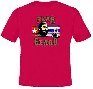 Fidel Castro Fear The Beard Cuba T Shirt
