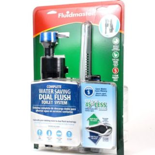  toilet into a water saving, dual flush toilet with the Fluidmaster