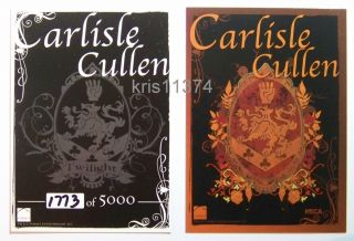  CARLISLE Cullen card lot with NECA Autograph set Peter FACINELLI