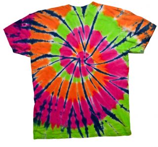 TieDyeKingUSA Tie Dye T Shirt Fiesta Hippie Tye Die Tshirts USA Made