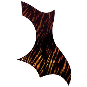Acoustic Guitar Pick Scratch Guard Iridescent Fire Stripe for Gibson