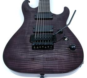 Agile Interceptor Pro 727 EB Black FLM 7 String Guitar