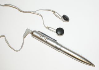 fm radio pen with headphones and batteries pen radio