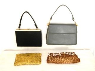 nice vintage 50 s 60 s lot of 4 hand bags