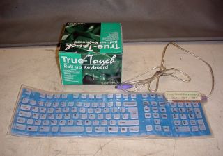  Touch Roll Up Keyboard PS 2 Waterproof Fold 2000 New in Box
