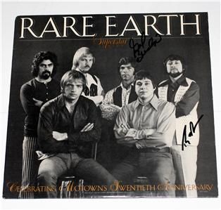RARE Earth Superstar Signed 33 RPM LP Vinyl Record VG