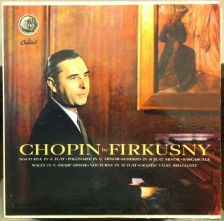 firkusny chopin piano label capitol records format 33 rpm 12 lp mono