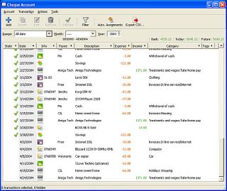 Personal Finance Software App PC Manage Accounts Bank