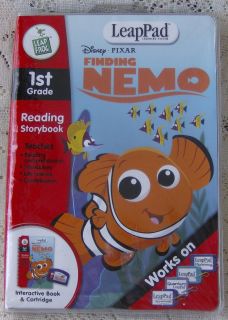 Leap Frog LeapPad Disney Pixar FINDING NEMO Game Book Cartridge