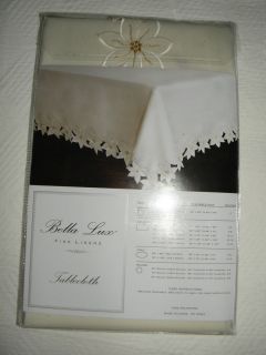 Bella Lux Fine Linens 70 Round Tablecloth NIP